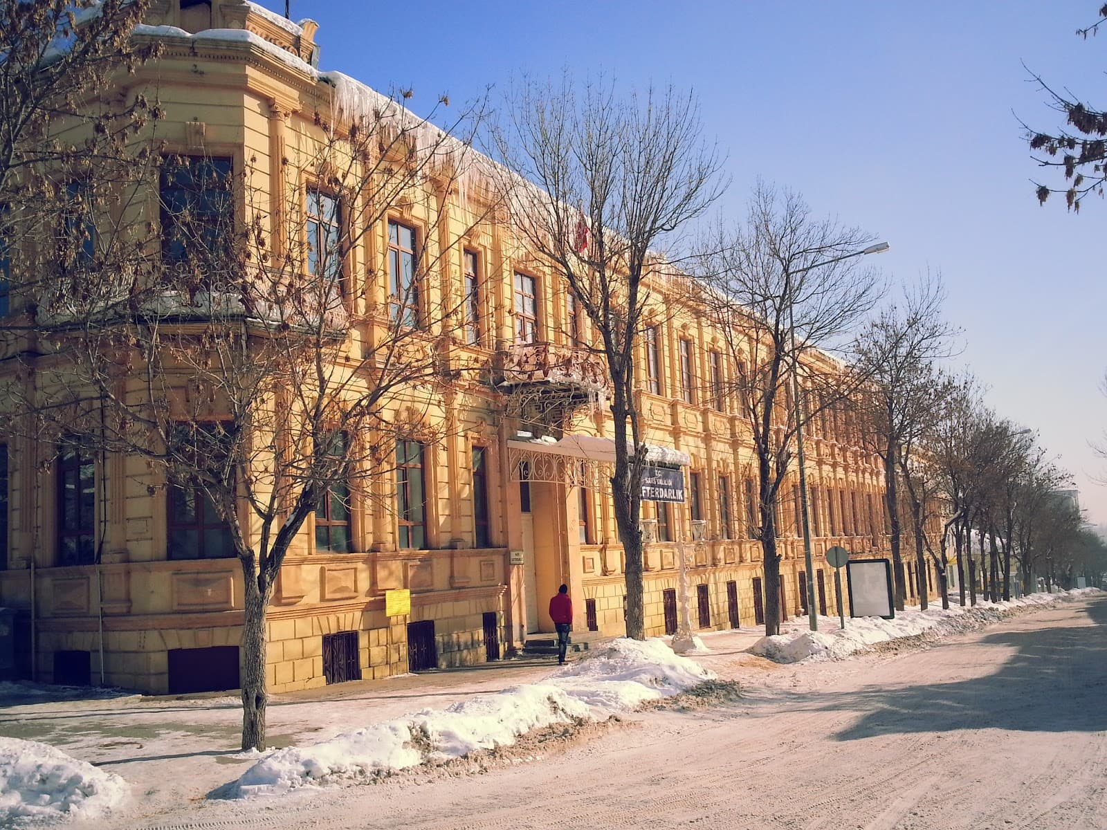 kars ordu street baltic architecture buildings
